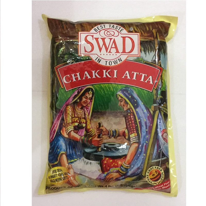 Swad Chapatti Chakki Flour, 4-Pounds