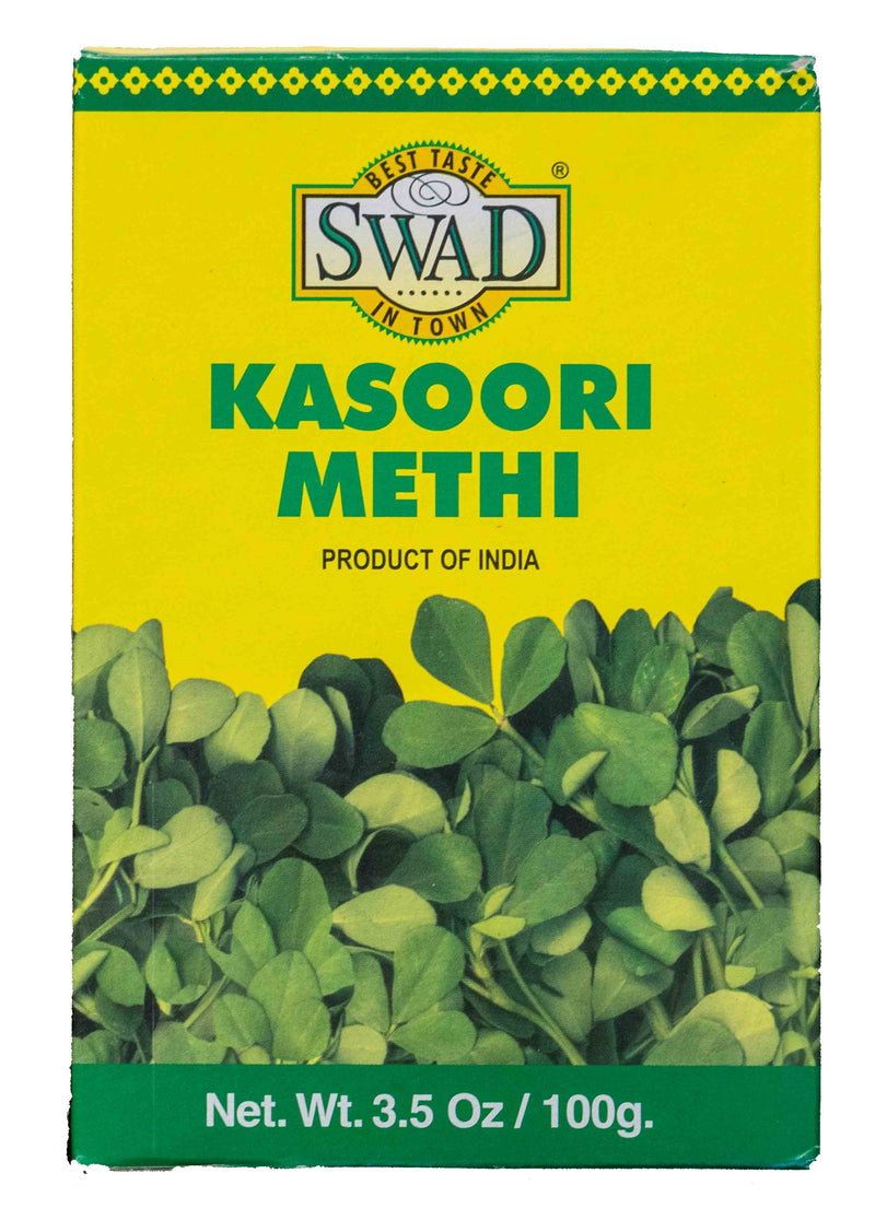 Swad Kasoori Methi (Dried Fenugreek Leaves) 3.5oz (100g)