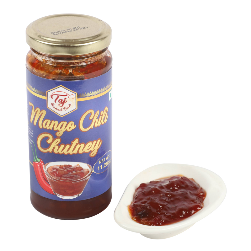 TAJ Mango Chilli Chutney, 320g (11.28 Oz)