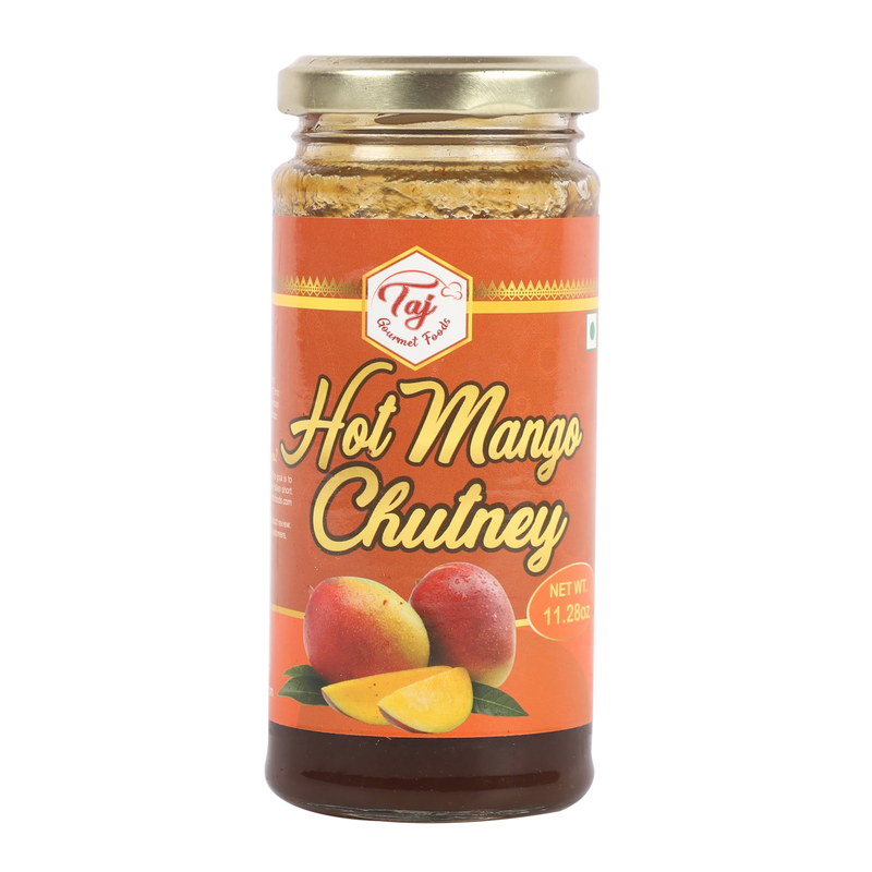 TAJ Hot Mango Chutney, 320g (11.28 Oz)