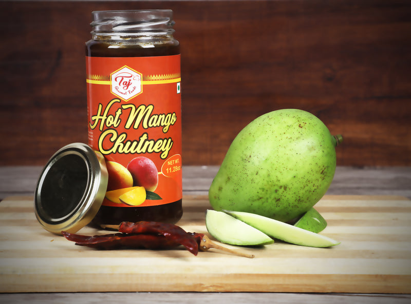 TAJ Hot Mango Chutney, 320g (11.28 Oz)