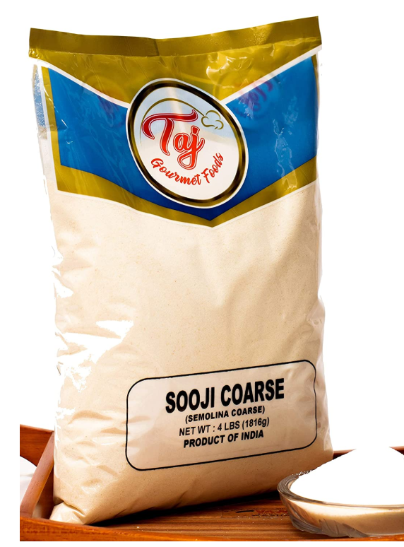 TAJ Sooji Coarse (Farina, Suji, Rava, Semolina) Granulated Wheat