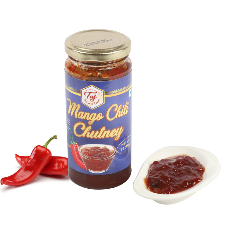 TAJ Mango Chilli Chutney, 320g (11.28 Oz)