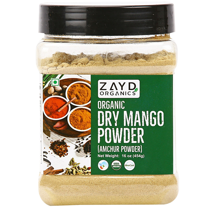 Zayd Organic Amchur Powder 16oz, USDA Organic Certified