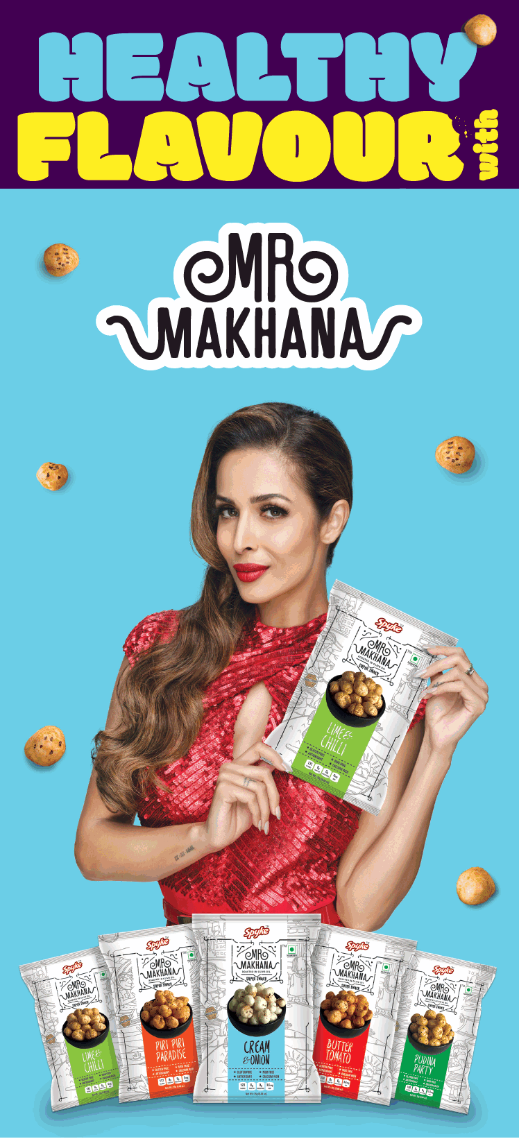 MR. Makhana Peri Peri Paradise - Flavored Makhana, 1-Pack