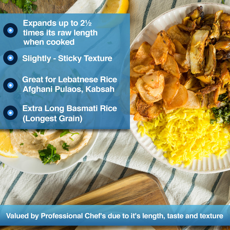 TAJ Parboiled Golden Sella 1121 Basmati Rice, Extra Long Sela, 10-Pounds