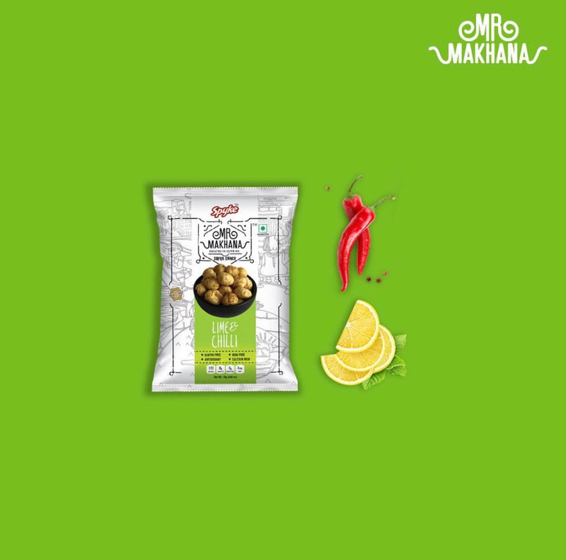 MR. Makhana Lime & Chili - Flavored Makhana, 1-Pack