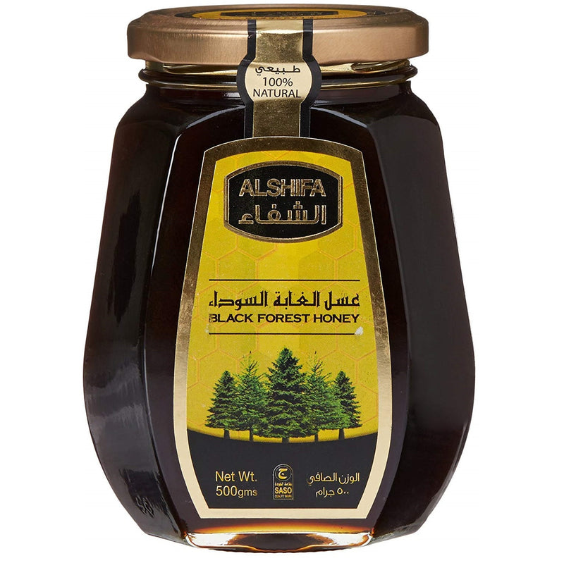 AL SHIFA All Natural Pure Black Forest Honey, 500 Grams