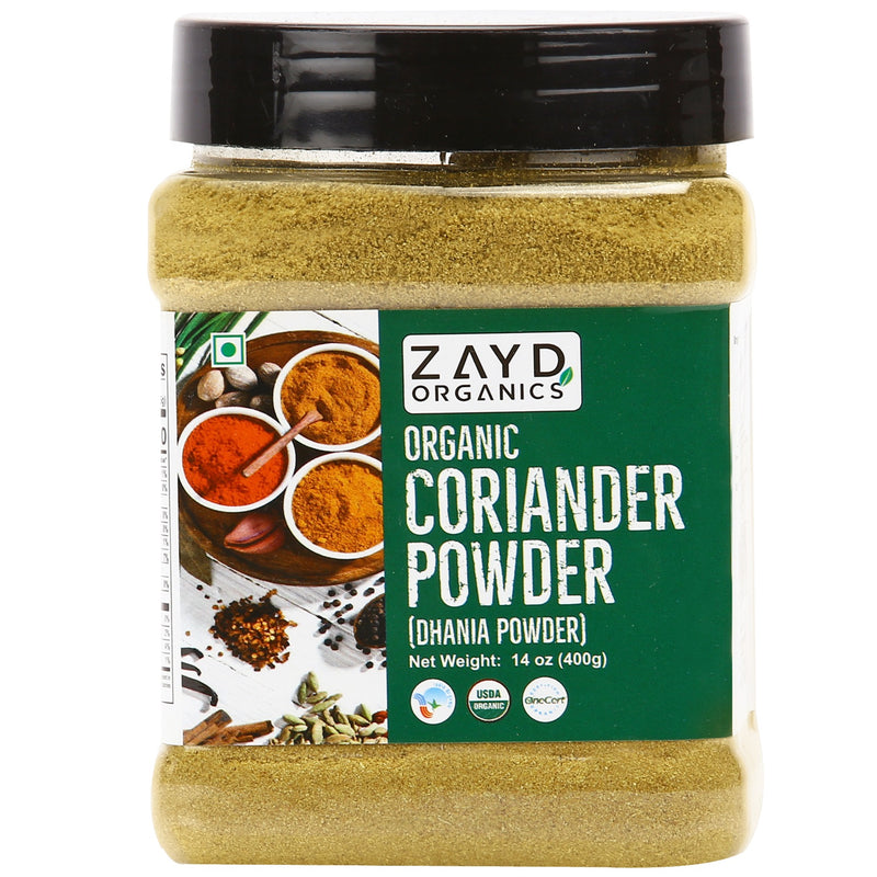 Zayd Organic Coriander Powder 14oz, USDA Organic Certified