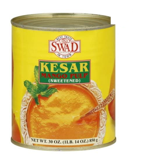 Swad Kesar Mango Pulp, 30-Ounce (Pack of 1)