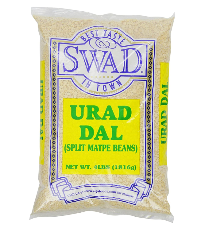 Swad Urad Dal Matpe Beans, Split, 4-Pounds