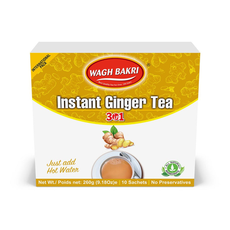 Wagh Bakri Instant Ginger Tea 10ct