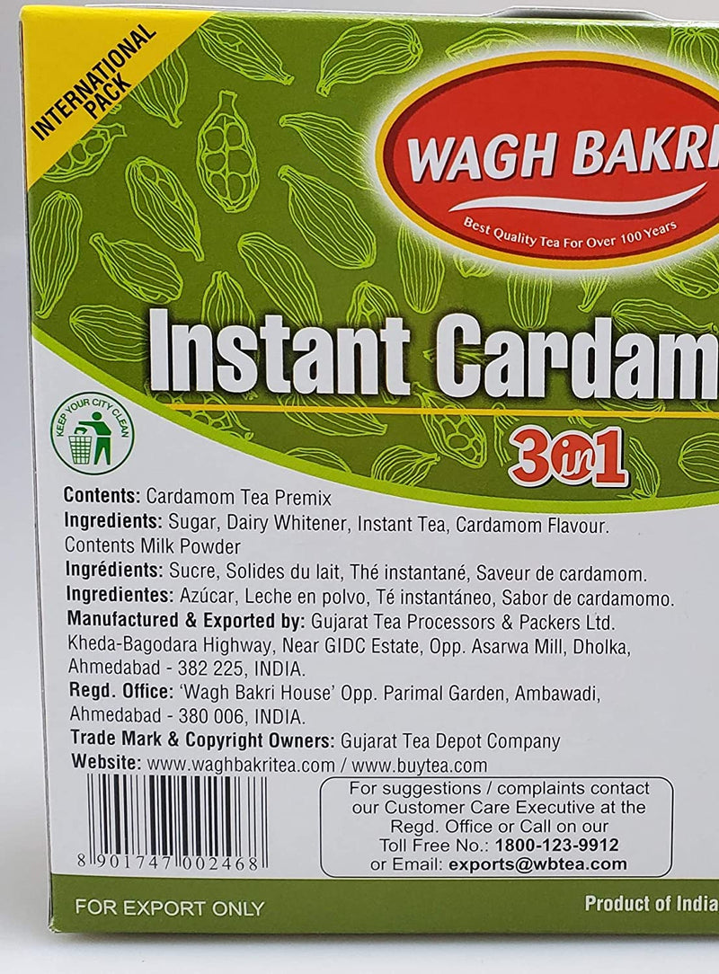 Wagh Bakri Instant Cardamom Chai Tea, 260 Gram