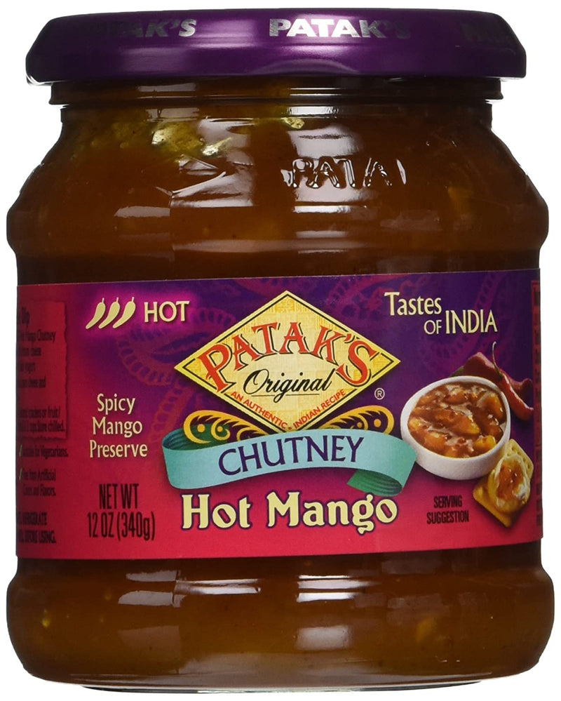 Patak's Hot Mango Chutney, 12 Ounce