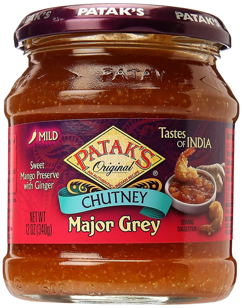 Patak's Mango Major Grey Chutney, 12 oz