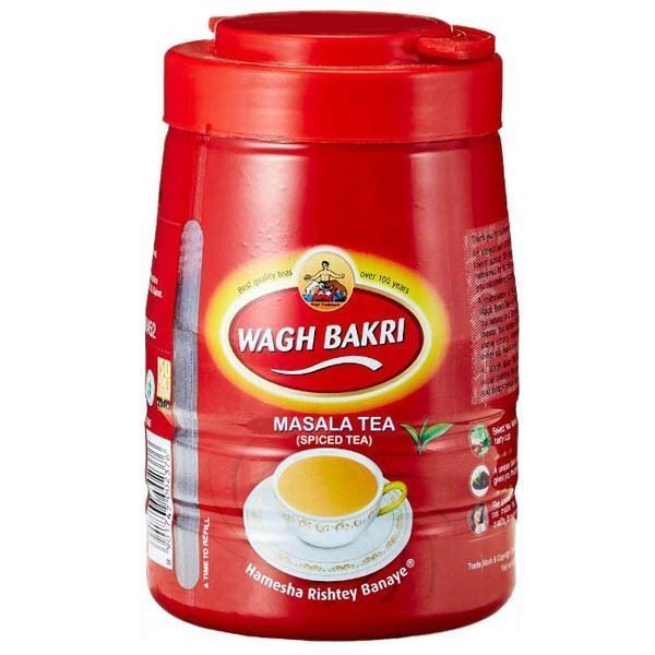 Wagh Bakri Masala Tea Spiced Tea Leaves in Export Pack,250g