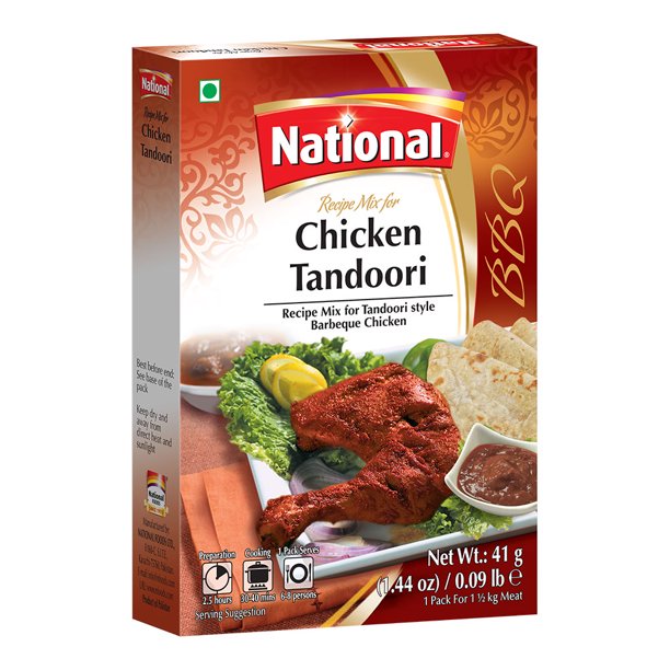 National Chicken Tandoori Recipe Mix 1.44 oz (41g)