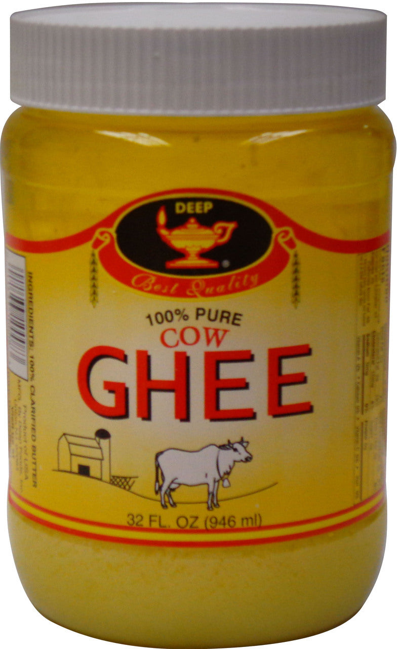 Deep Pure Cow Ghee Clarified Butter, 64 Ounce