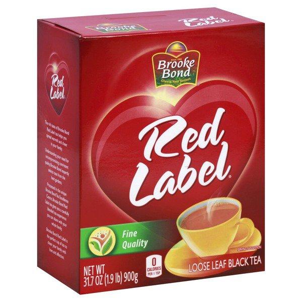 Brooke Bond Red Label Loose Leaf Black Tea,  900g (1.9lbs)