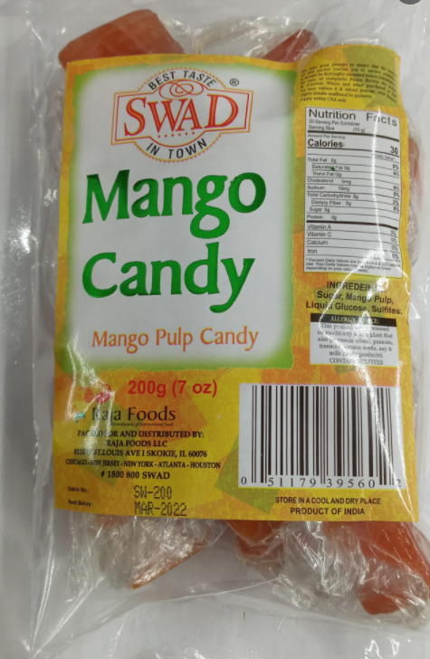 Swad Mango Pulp Candy 7oz(200g)