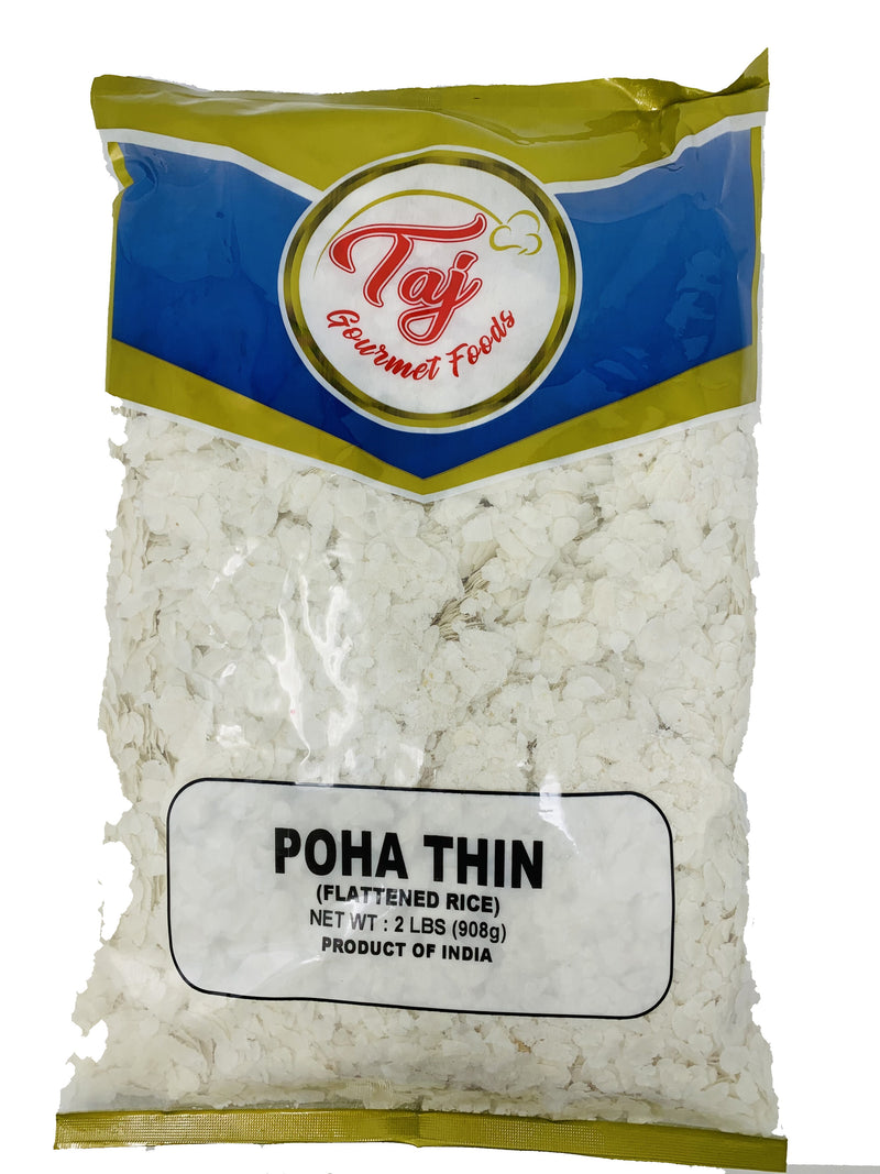 TAJ Poha Thin Poha Flattened Rice, 2lbs