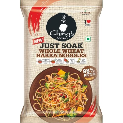 Chings Whole Wheat Hakka Noodles 600g