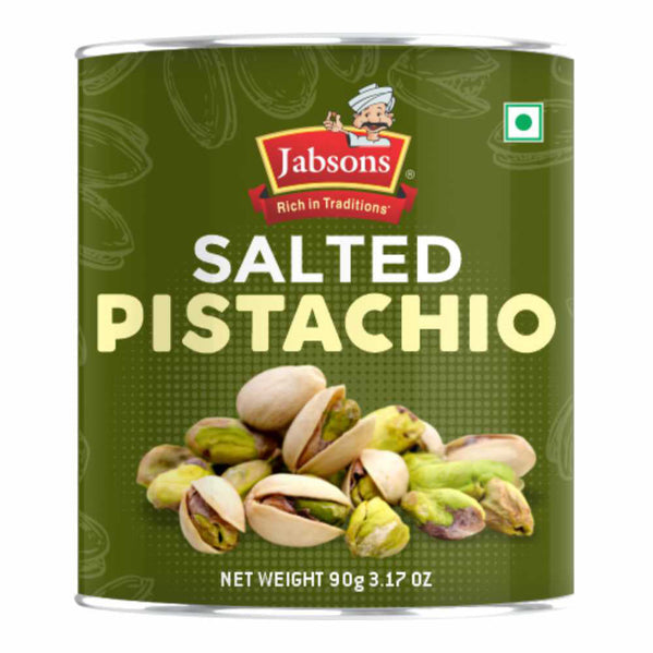 Jabsons Dryfruit Pistachio Salted Tin, 140g