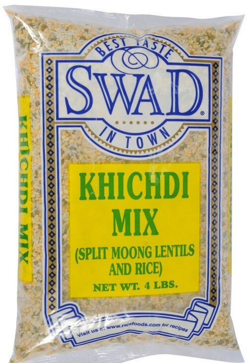 Swad Khichdi Mix (Split Moong Lentils and Rice) 4 lbs