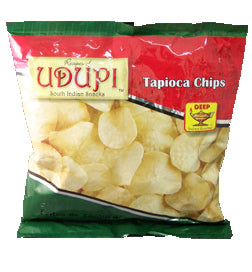 Udupi by Deep Tapioca Slices Chips Plain 7 Oz.